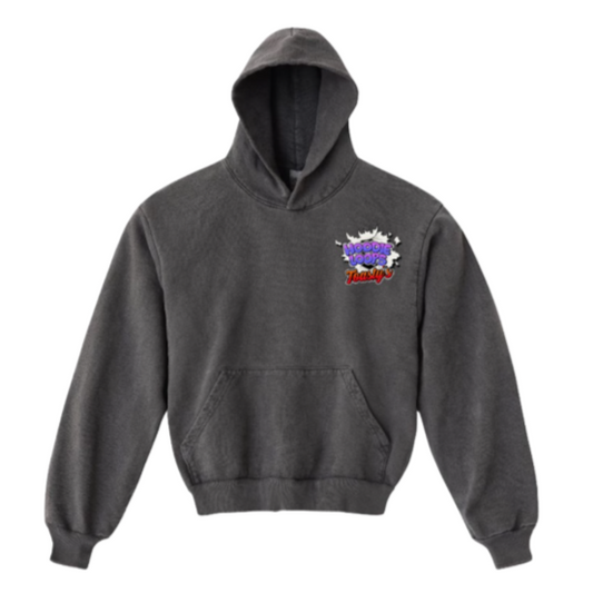 'Hoodie Loops: A Hood Story' (Vintage Black Hoodie)