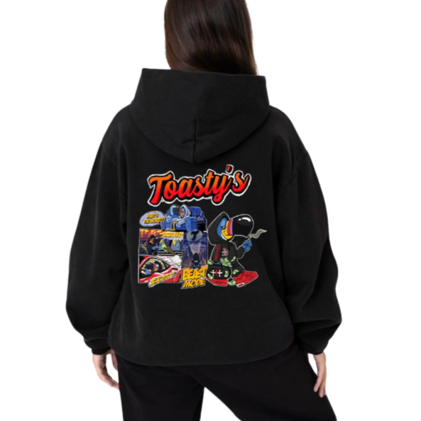 'Hoodie Loops: A Hood Story' (Off-Black Hoodie)