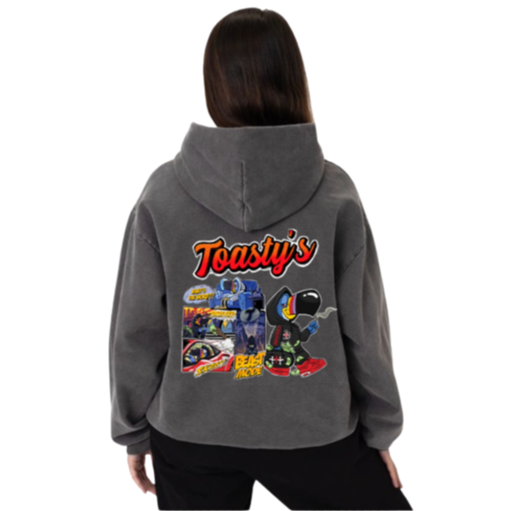 'Hoodie Loops: A Hood Story' (Vintage Black Hoodie)